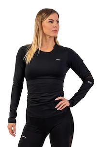 Dámské tričko Nebbia  Long Sleeve Smart Pocket Sporty Top 418 black XS