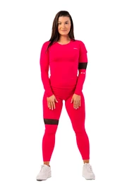 Dámské tričko Nebbia Long Sleeve Smart Pocket Sporty Top 418 pink