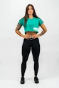 Dámské tričko Nebbia POWERHOUSE Oversized Crop Top green