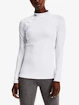 Dámské tričko Under Armour ColdGear Authentics Mockneck-WHT