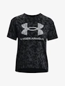 Dámské tričko Under Armour  LOGO AOP HEAVYWEIGHT SS-BLK M