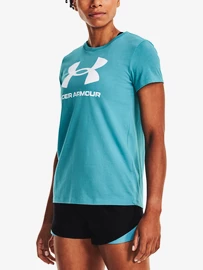 Dámské tričko Under Armour SPORTSTYLE LOGO SS-BLU