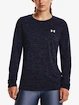 Dámské tričko Under Armour  Tech LS Crew Twist-NVY XS