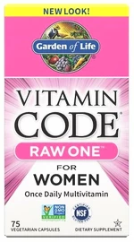 Garden of Life Vitamin Code RAW ONE - Pro ženy 75 kapslí