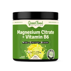 GreenFood Magnesium Citrate + Vitamin B6 150 g