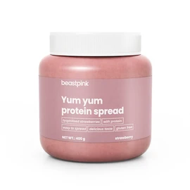 GymBeam Yum Yum Protein Spread BeastPink 400 g strawberry