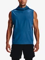 Mikina Under Armour UA Rush Woven SL Hoodie-BLU