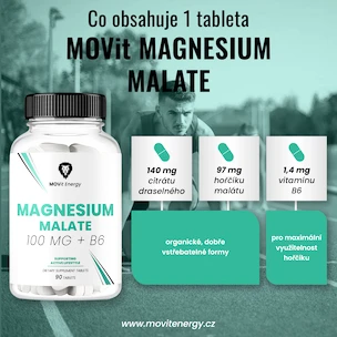 MOVit Magnesium Malate 100 mg + B6 90 tablet