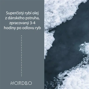 Nordbo Scandinavian Omega-3 Trout Oil 120 kapslí