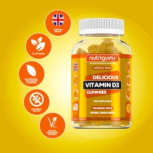 Nutrigums Vitamin D3 60 gummies