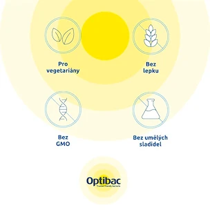 Optibac Babies & Children (Probiotika pro miminka a děti) 10 × 1,5 g