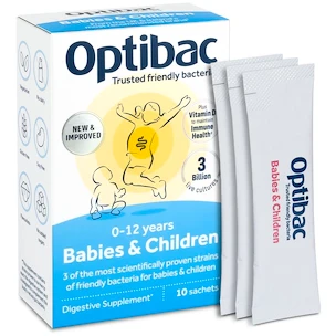 Optibac Babies & Children (Probiotika pro miminka a děti) 10 × 1,5 g