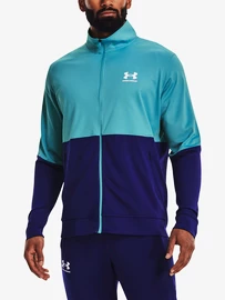 Pánská bunda Under Armour PIQUE TRACK JACKET-BLU