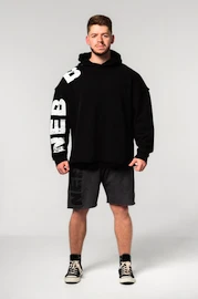 Pánská mikina Nebbia Oversized Pullover Hoodie NO BS Black