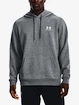 Pánská mikina Under Armour  Essential Fleece Hoodie-GRY