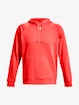 Pánská mikina Under Armour  Rival Fleece Hoodie venom red