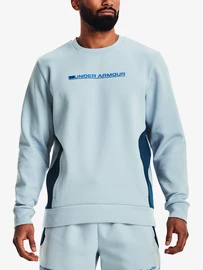 Pánská mikina Under Armour SUMMIT KNIT CREW-BLU