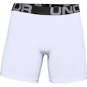 Pánské boxerky Under Armour  Charged Cotton 6" 3 Pack white Dynamic M