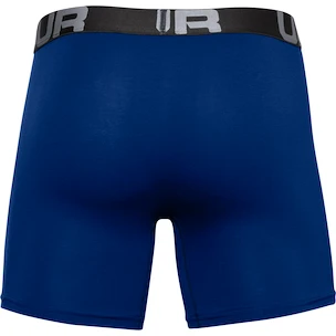 Pánské boxerky Under Armour  Charged Cotton 6in 3 Pack-BLU S