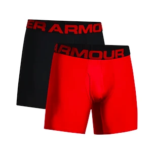 Pánské boxerky Under Armour  Tech 6in 2 Pack-RED