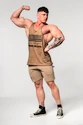 Pánské šortky Nebbia  Gym Sweatshorts GYM BRO Light Brown