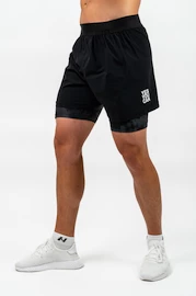 Pánské šortky Nebbia Performance+ Compression 2in1 shorts black