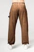 Pánské tepláky Nebbia  Washed-off Gym Sweatpants Baggy Style GYM BRO Ligth Brown