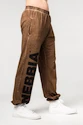 Pánské tepláky Nebbia  Washed-off Gym Sweatpants Baggy Style GYM BRO Ligth Brown