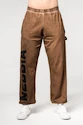 Pánské tepláky Nebbia  Washed-off Gym Sweatpants Baggy Style GYM BRO Ligth Brown