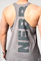 Pánské tílko Nebbia  Washed-off Oversized Stringer MAX OUT Light Grey