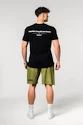 Pánské tričko Nebbia  Muscle Fit T-shirt FLEXIN' Black