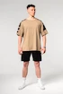 Pánské tričko Nebbia  Oversized T-shirt LIFTING CLUB Light Brown