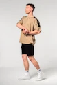 Pánské tričko Nebbia  Oversized T-shirt LIFTING CLUB Light Brown