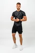 Pánské tričko Nebbia Performance+ Camouflage Kompression T-Shirt FUNCTION black