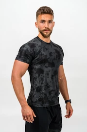 Pánské tričko Nebbia Performance+ Camouflage Kompression T-Shirt FUNCTION black