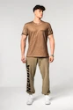 Pánské tričko Nebbia  Washed-off Cotton T-shirt MAX OUT Light Brown