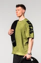 Pánské tričko Nebbia  Washed-off Oversized T-shirt LIFTING CLUB Green