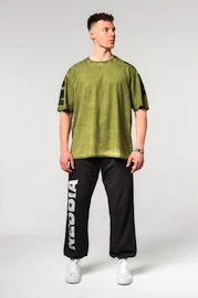 Pánské tričko Nebbia Washed-off Oversized T-shirt LIFTING CLUB Green