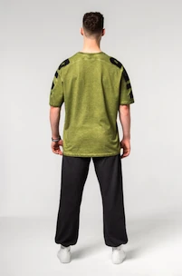 Pánské tričko Nebbia  Washed-off Oversized T-shirt LIFTING CLUB Green