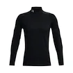 Pánské tričko Under Armour ColdGear Fitted Mock Black 3XL