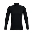 Pánské tričko Under Armour ColdGear Fitted Mock Black 3XL