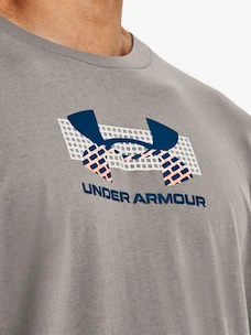 Pánské tričko Under Armour  GRID GEOMETRIC LOGO LS-GRY