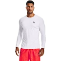 Pánské tričko Under Armour HeatGear Fitted LS White