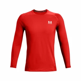 Pánské tričko Under Armour HeatGear HeatGear Armour Fitted LS Radiant Red