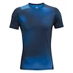 Pánské tričko Under Armour HeatGear Rush 2.0 Print SS Blue