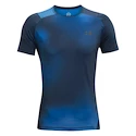 Pánské tričko Under Armour HeatGear Rush 2.0 Print SS Blue