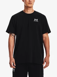 Pánské tričko Under Armour LOGO EMB HEAVYWEIGHT SS-BLK