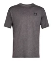 Pánské tričko Under Armour  Sportstyle Left Chest SS Grey