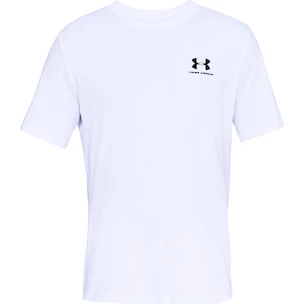 Pánské tričko Under Armour  Sportstyle Left Chest SS White