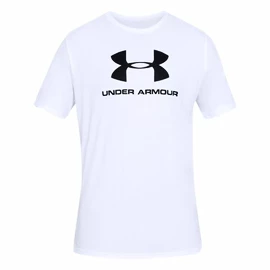 Pánské tričko Under Armour SPORTSTYLE LOGO SS White